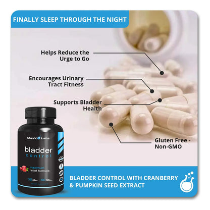 Suplemento Control Vejiga Arándano Y Semilla Calabaza Para Mujeres Y Hombres