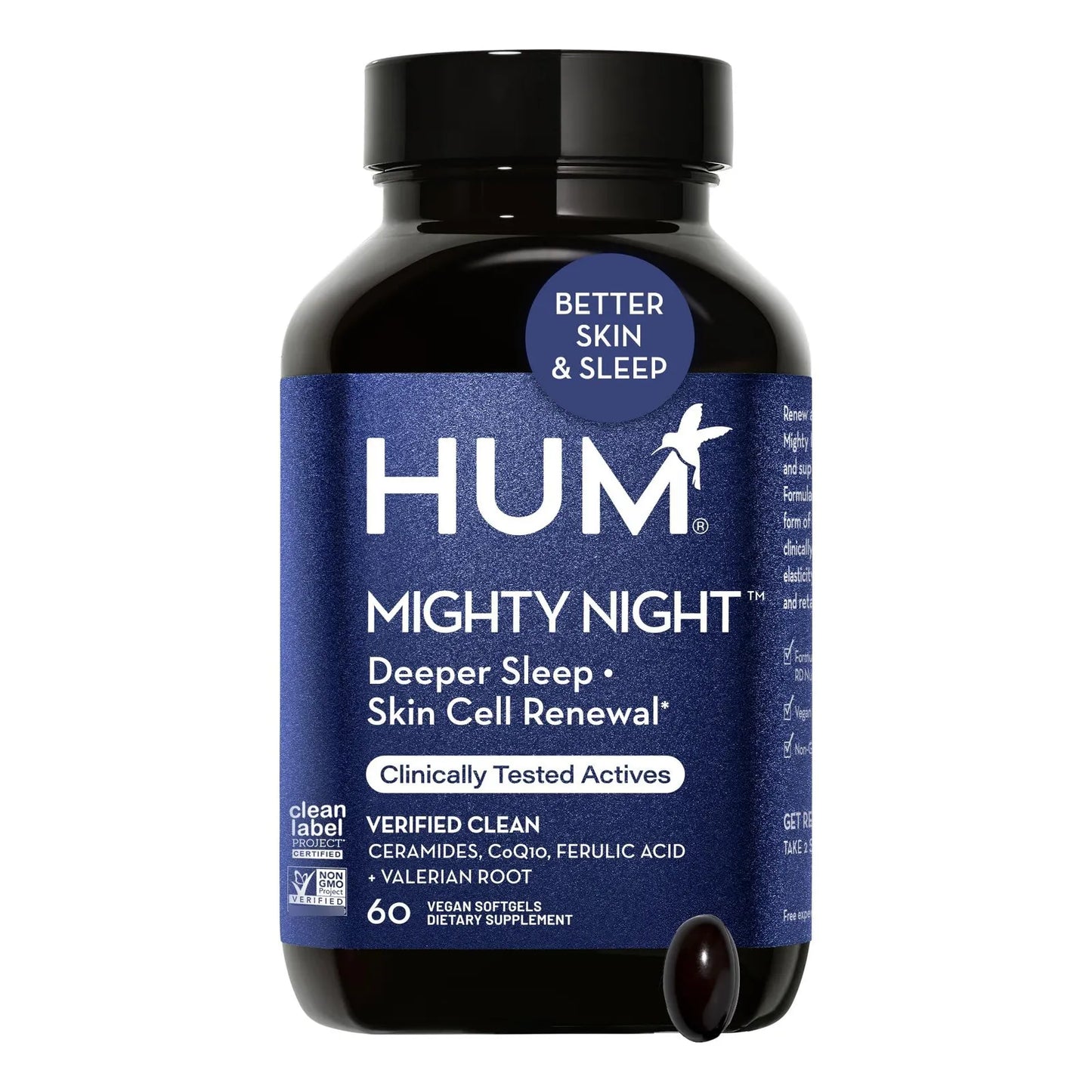 Mighty Night Suplemento Nocturno Piel Coq10 Acido Ferulico 60 Unidades