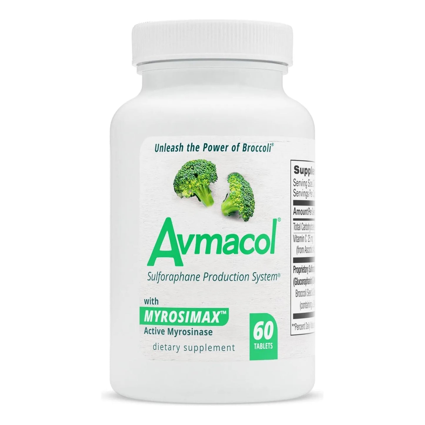 Comprimidos Desintoxicantes Con Sulforafano Antioxidante 60 Tabletas