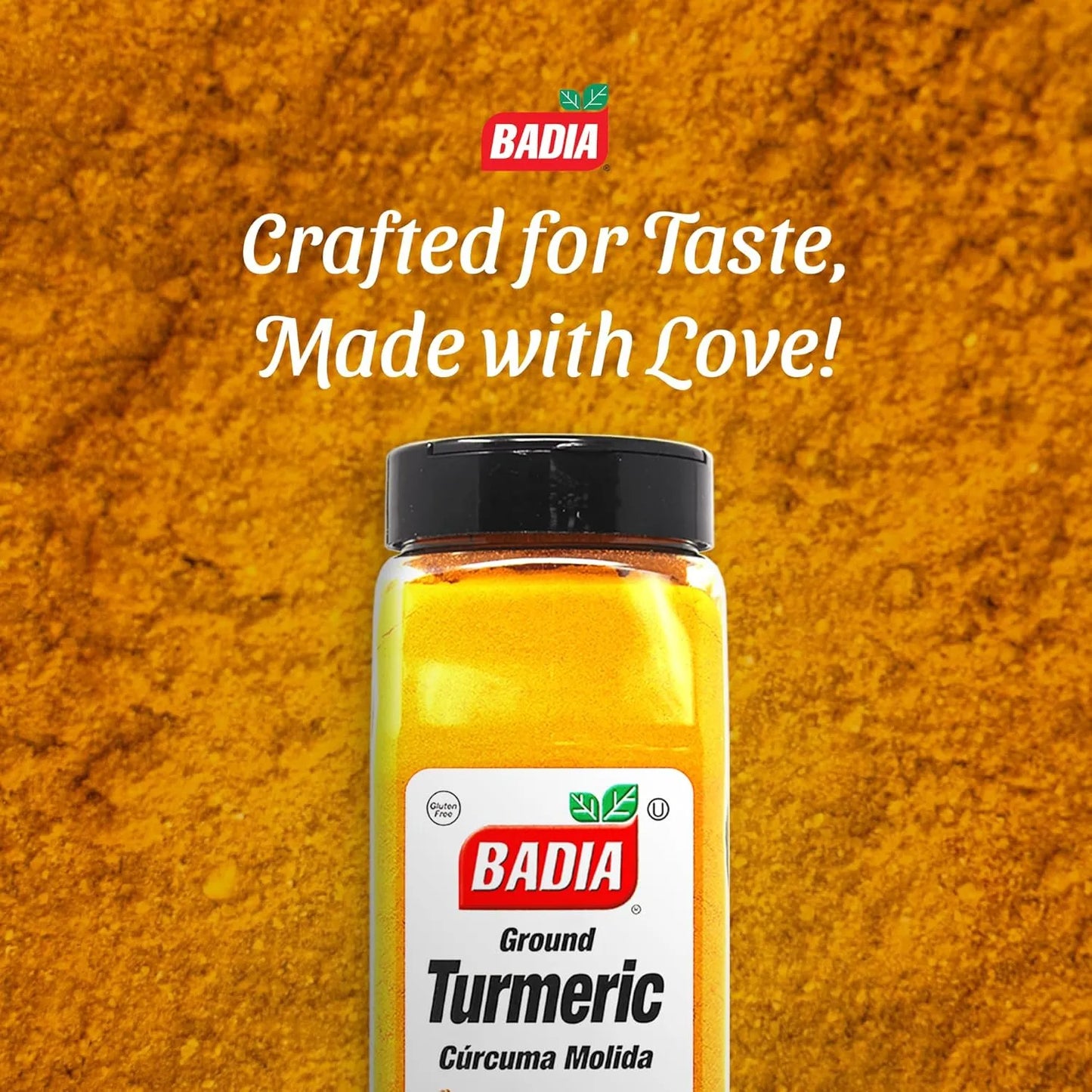 Badia Curcuma Molida Organica 100 Cruda 453g Importada Usa Kosher Sin Gluten