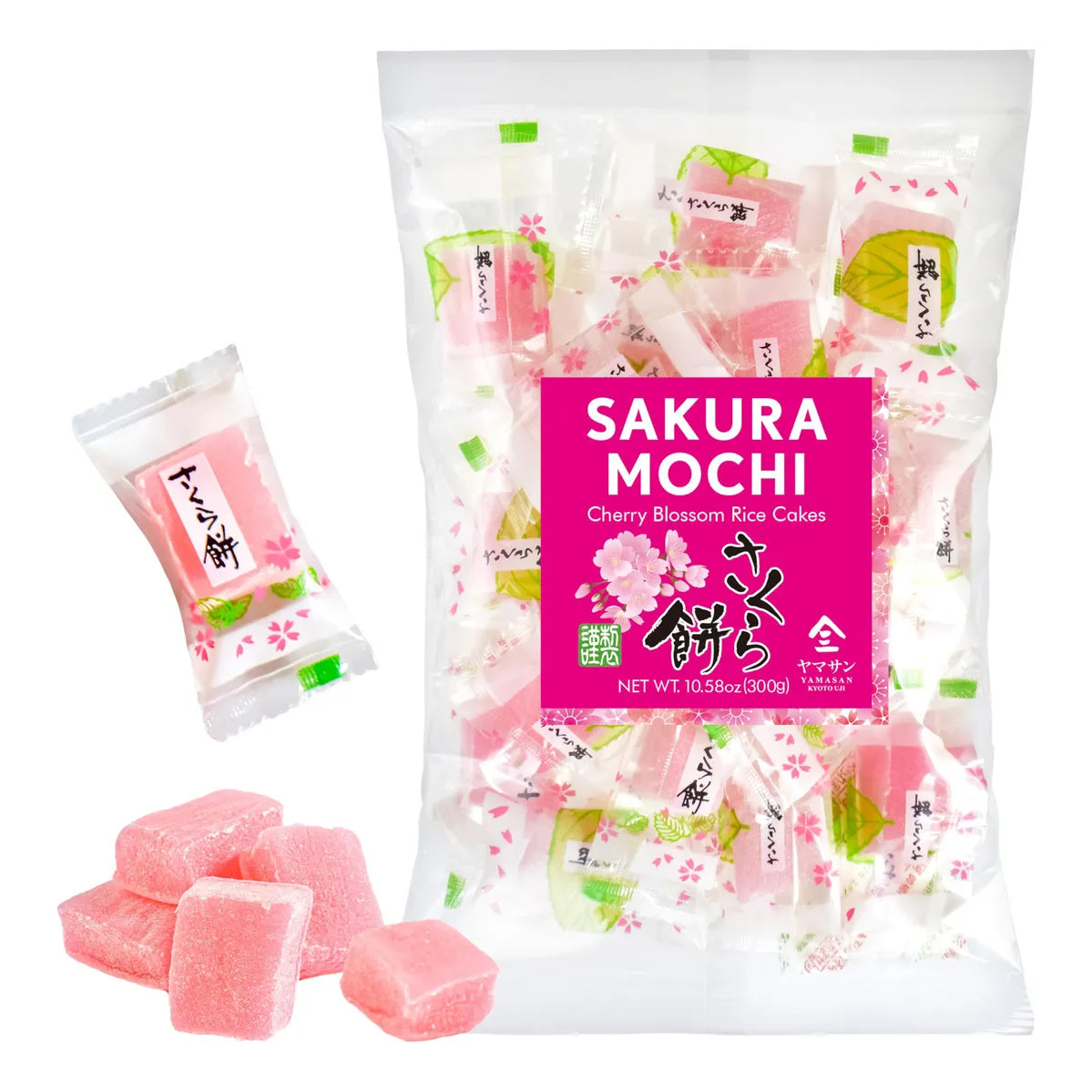 Sakura Mochi Yamasan Tortas De Arroz Sabor Flor Cerezo Tradicional Japon 10 Unidades