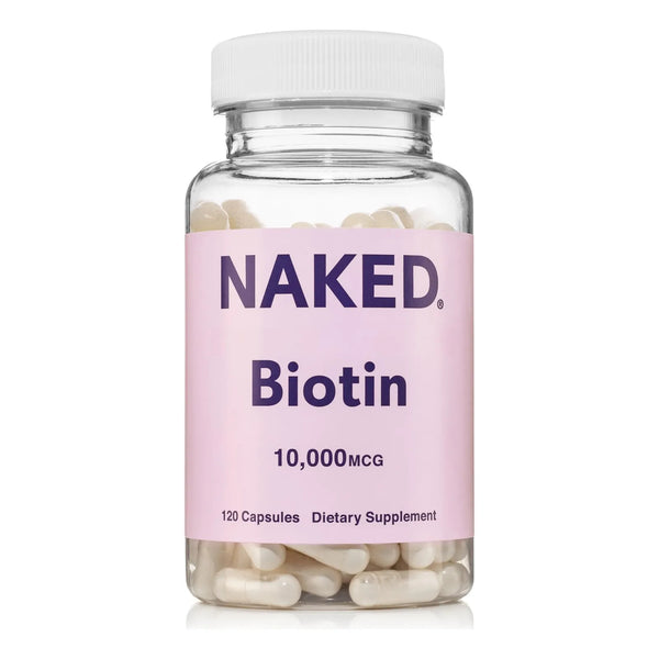 Biotina 10000mcg Para Cabello Piel y Uñas Fortalecidas Vegano Sin Gluten