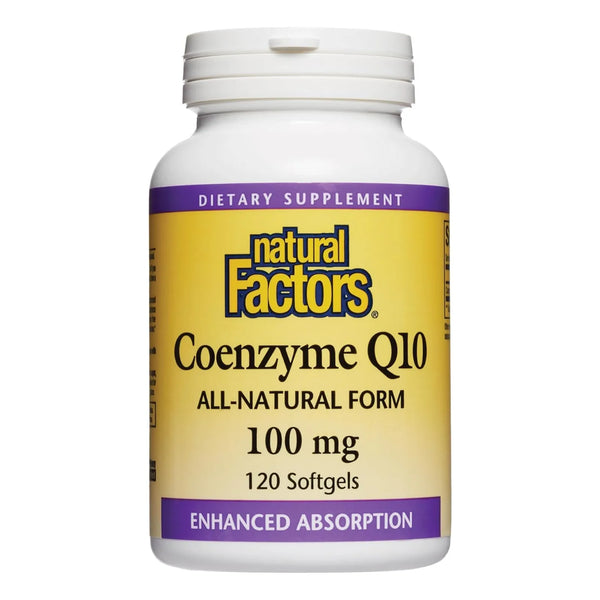 Coenzima Q10 Natural 100 Mg Energía Salud Cardíaca Cognitiva Natural Factors