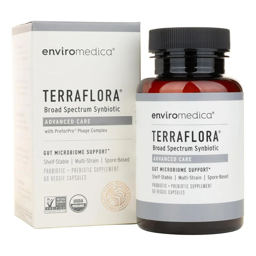 Terraflora Advanced Care Probiótico Con Prebiótico 60 Cápsulas Salud Intestinal