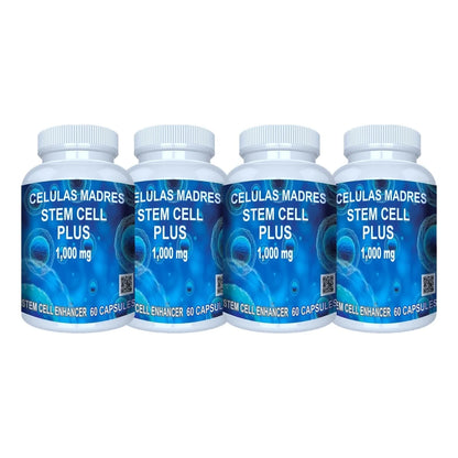 Capsulas Algas Verde Azul Antienvejecimiento 4 Celulas Madres 240 Unidades