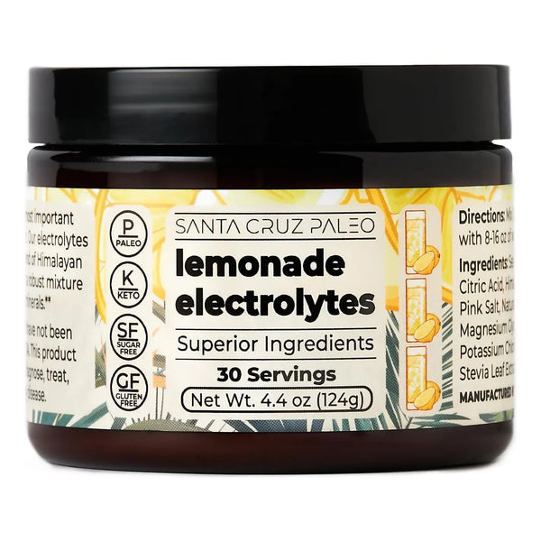 Limonada En Polvo Con Electrolitos Sal Marina Himalaya Y Magnesio 30 Porciones Sin Azúcar