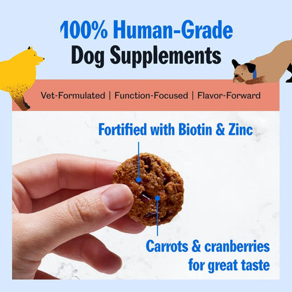 Masticables Suaves Para Perros Con Soporte Para Piel Y Pelaje Ingredientes Orgánicos