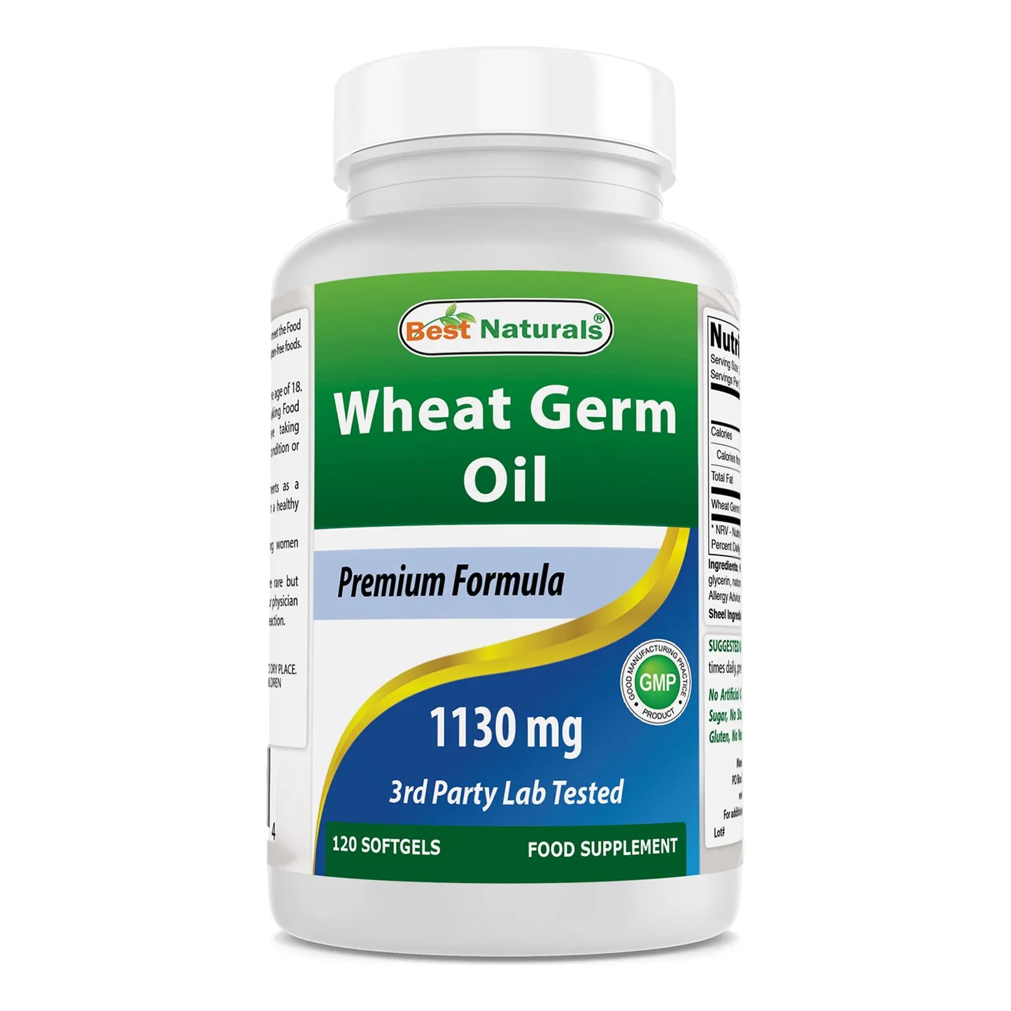 Aceite De Germen De Trigo 1130 Mg 120 Capsulas Blandas Best Naturals Piel Radiante Y Salud Cardiovascular