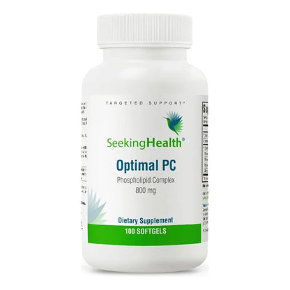 Optimal PC Fosfolipidos De Girasol 800 Mcg Soporte Cerebral Y Hepatico 100 Capsulas