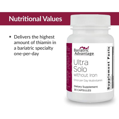 Multivitaminico Diario Para Pacientes Bariatricos Con Tiamina Capsulas Sin Gluten