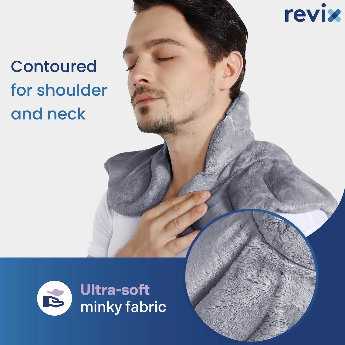 Almohadilla Termica Microondas Para Cuello Hombros Y Espalda Terapia Calor Humedo