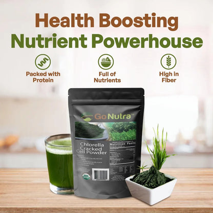 Polvo De Chlorella Verde Puro Rico En Vitaminas Minerales Y Antioxidantes Superalimento Natural