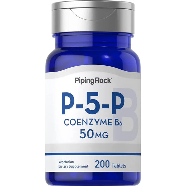 Vitamina B6 P5P 50 Mg 200 Tabletas Piridoxal 5 Fosfato Forma Activa