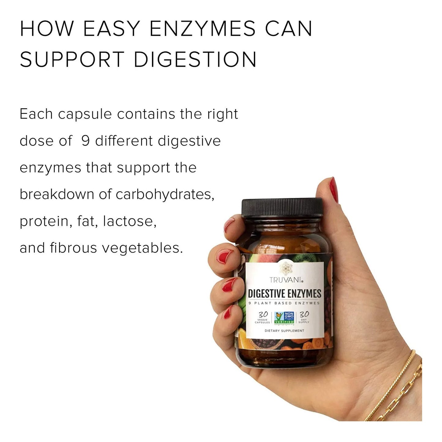 Mezcla De 9 Enzimas Digestivas Reduce Hinchazón Y Mejora Absorción Nutrientes