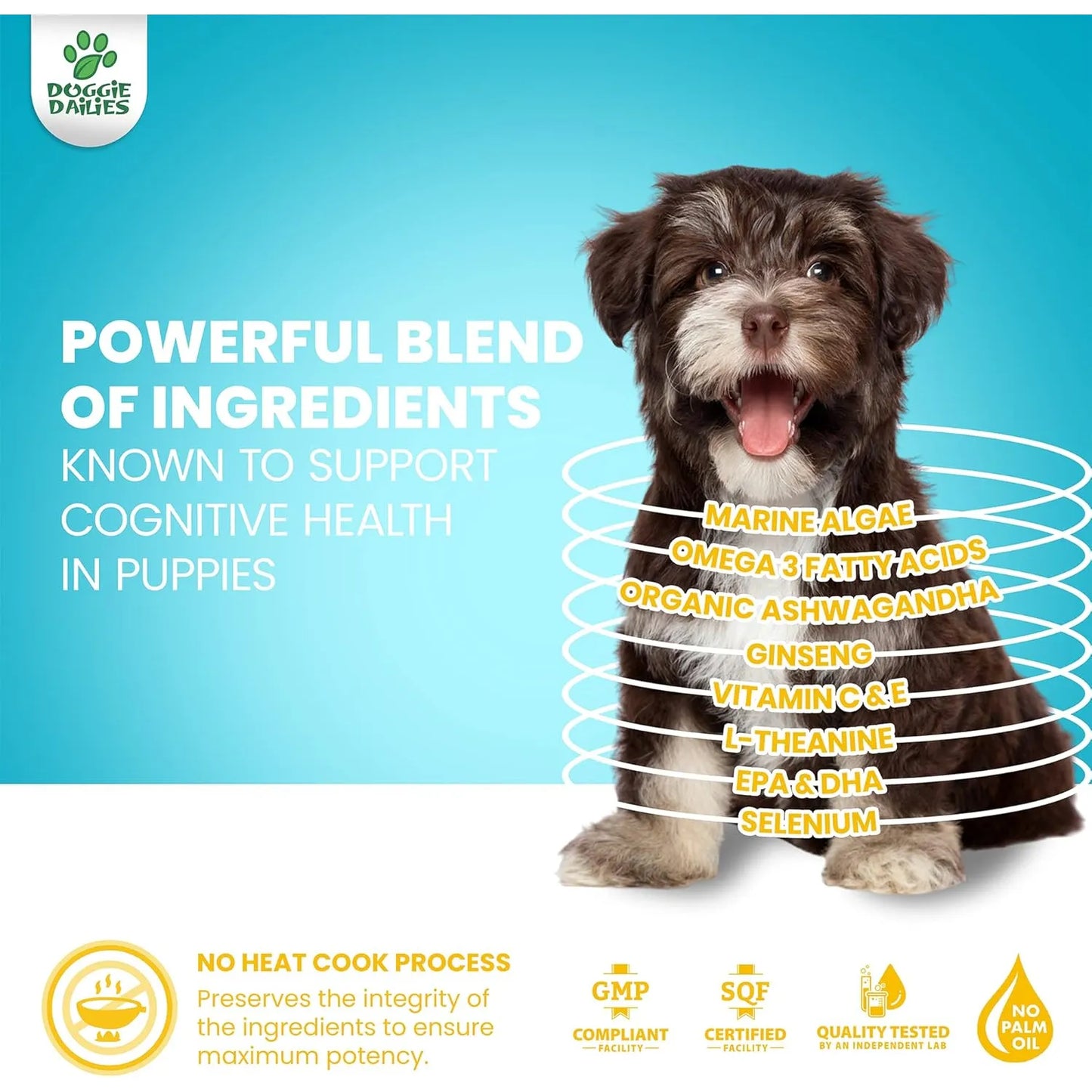 Masticables Cognitivos Para Cachorros Con DHA Y Selenio Desarrollo Cerebral