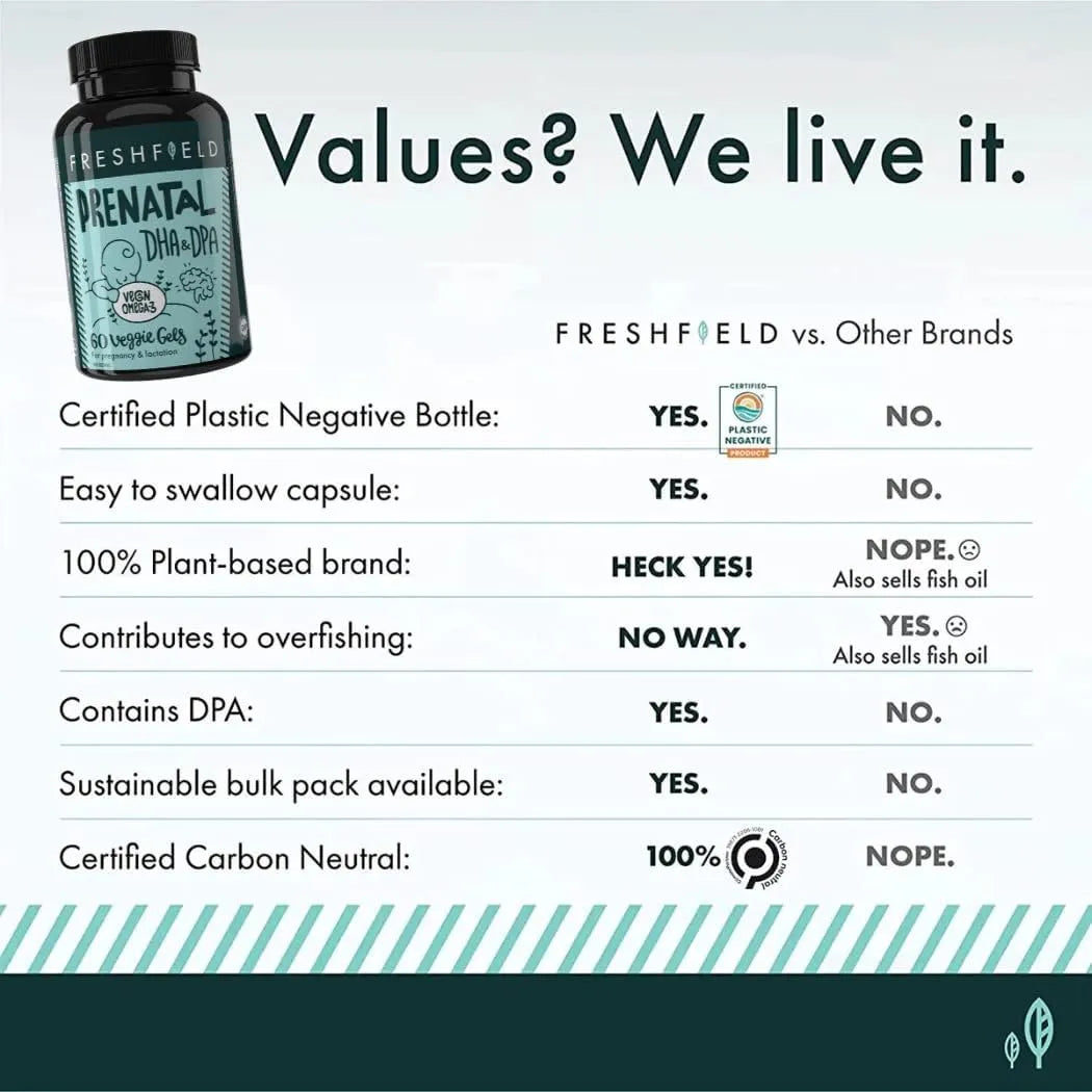 Aceite Algas Omega 3 Dha Vegano Desarrollo Cerebral Lactancia Freshfield