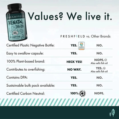 Aceite Algas Omega 3 Dha Vegano Desarrollo Cerebral Lactancia Freshfield