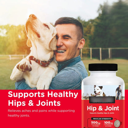 Suplementos Masticables Para Perros Con Glucosamina Y Condroitina NutriVet 180 Unidades