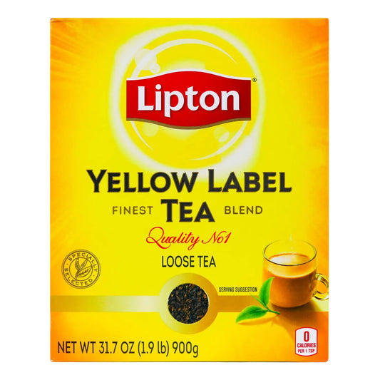 Té Lipton Yellow Label International Blend 900g Sabor Suave Aromático
