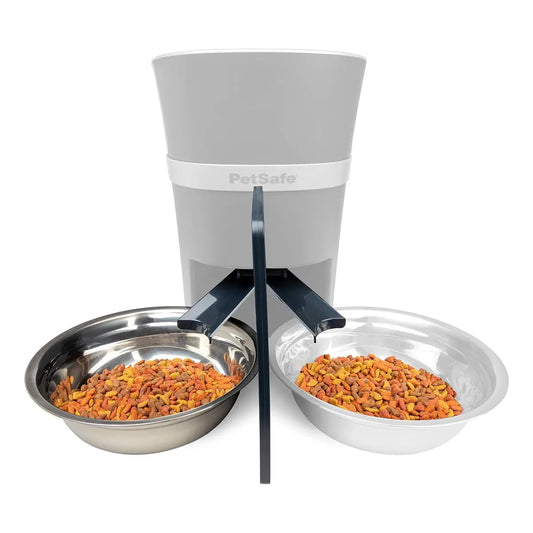 Divisor De Comida Para 2 Mascotas Petsafe Con Tazon Facil Control Porciones