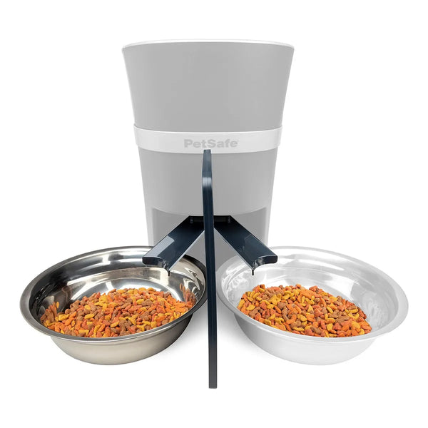 Divisor De Comida Para 2 Mascotas Petsafe Con Tazon Facil Control Porciones