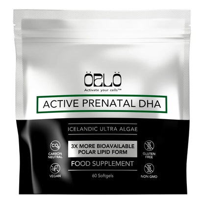 Aceite De Algas Omega 3 Dha Prenatal Orlo 60 Capsulas Mini Vegano