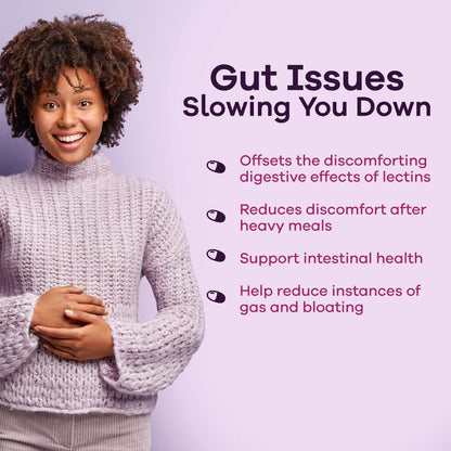 Gobiotix Lectin Defense Suplemento Bloqueador De Lectinas Con Msm Y Enzimas Digestivas 60 Capsulas