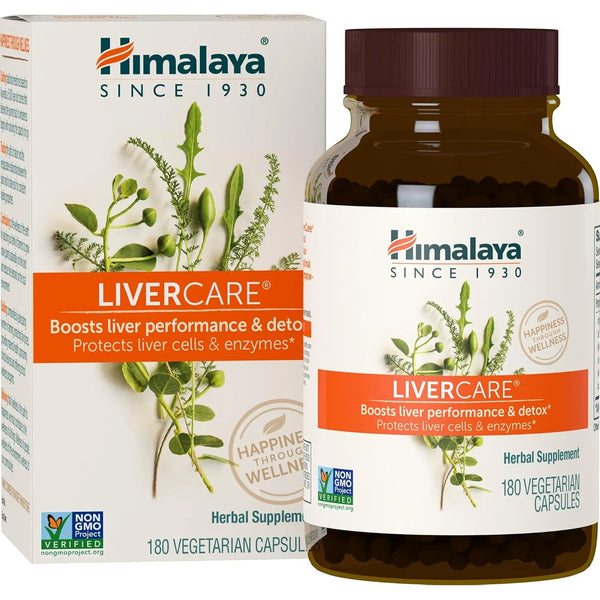 Himalaya LiverCare 375 Mg 180 Capsulas Apoyo Hepatico Limpieza Desintoxicacion