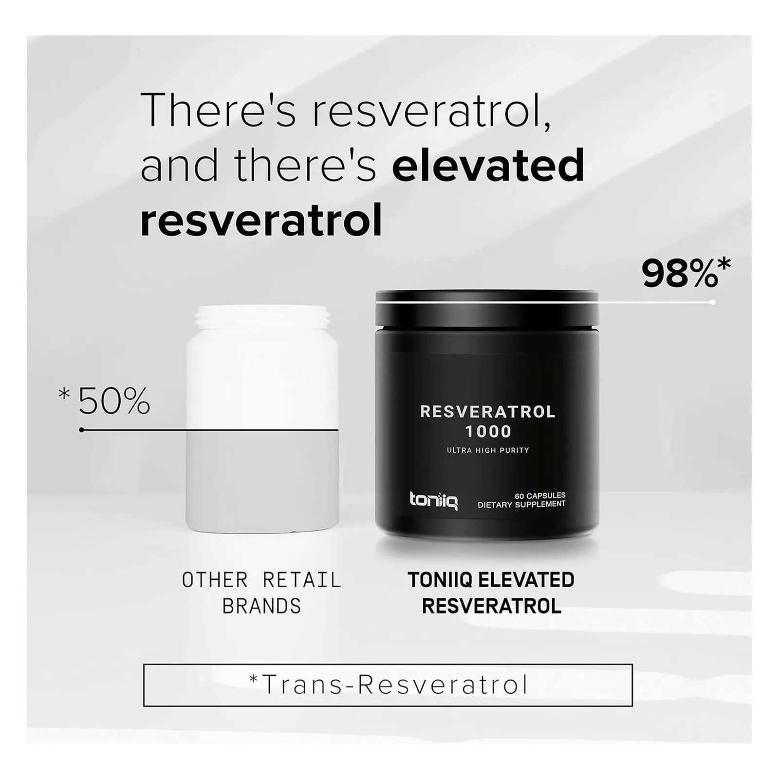 Resveratrol Trans 1000mg 98% Puro Antioxidante Toniiq Sin Sabor - Imagen 4