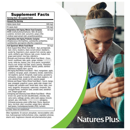 Natures Plus Ultra Lipoico 30 Tabletas Antioxidante Con Probióticos Sin Gluten