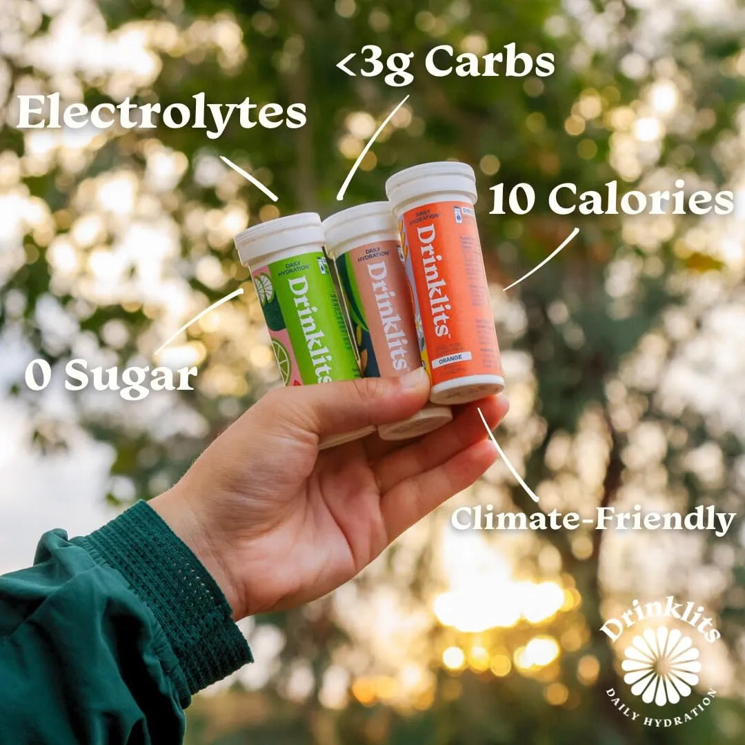 Tabletas Efervescentes De Jengibre Y Lima Drinklits Hidratación Con Electrolitos Y Vitaminas