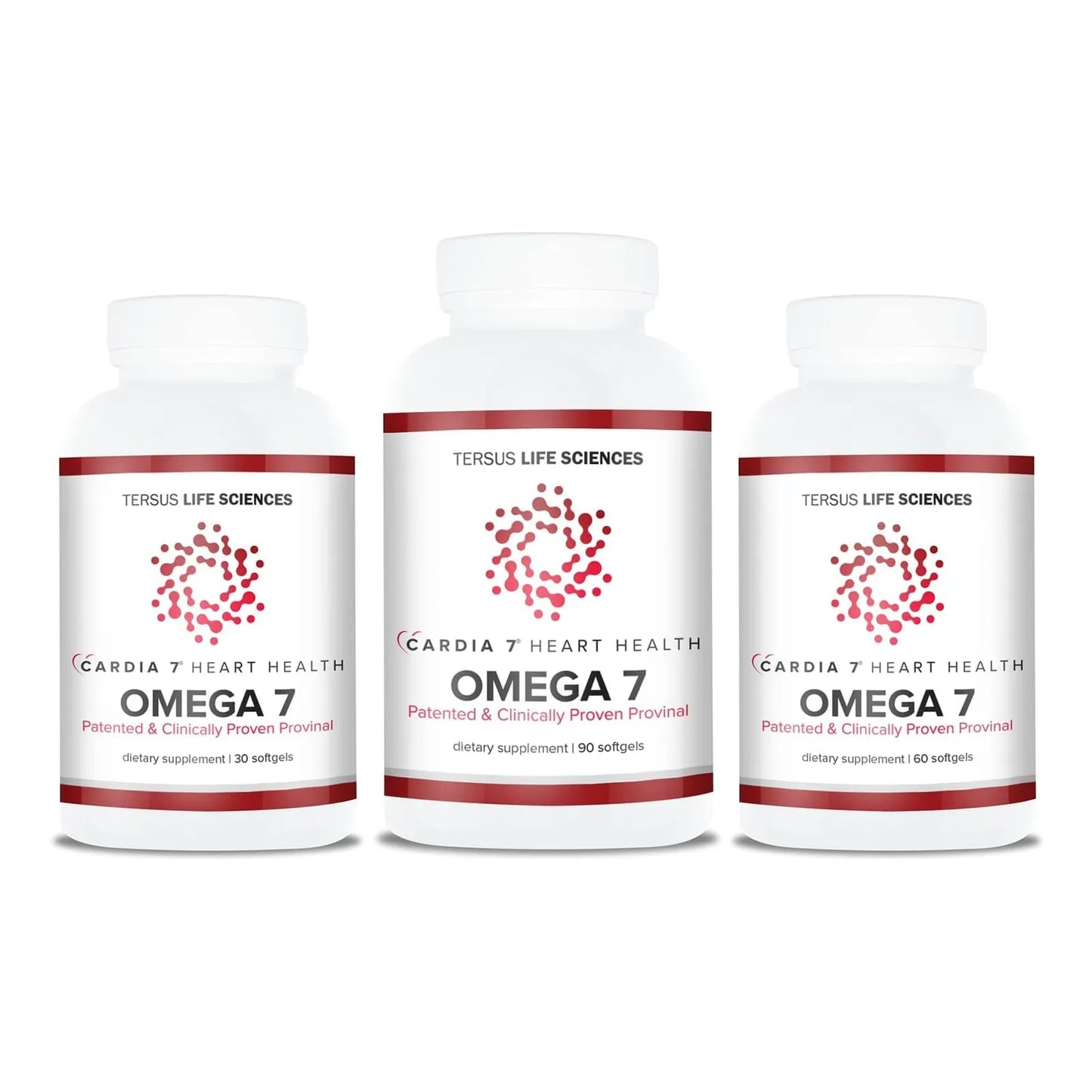 Cardia 7 Heart Health Omega 7 Suplemento Cardiaco Sin Olor a Pescado 60 Geles