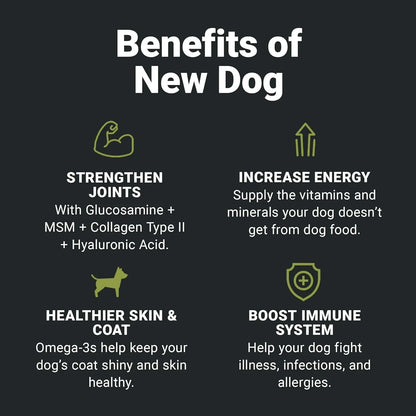 Multivitaminico Para Perros Con Soporte Articular Vitaminas Y Glucosamina