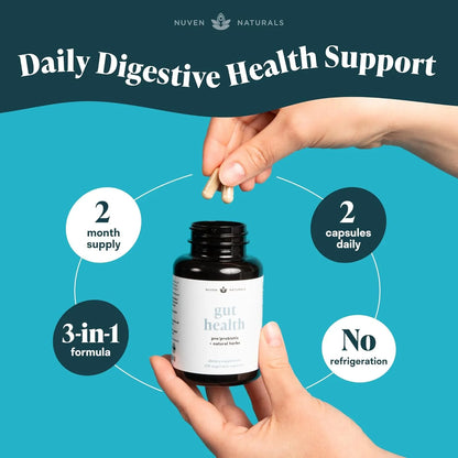 Fórmula Integral De Salud Intestinal Con Probióticos Prebióticos Nuven Gut Health