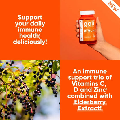 Gomitas Vitaminas Inmunologicas Goli 60 Unidades Sauco Vitamina C D Zinc