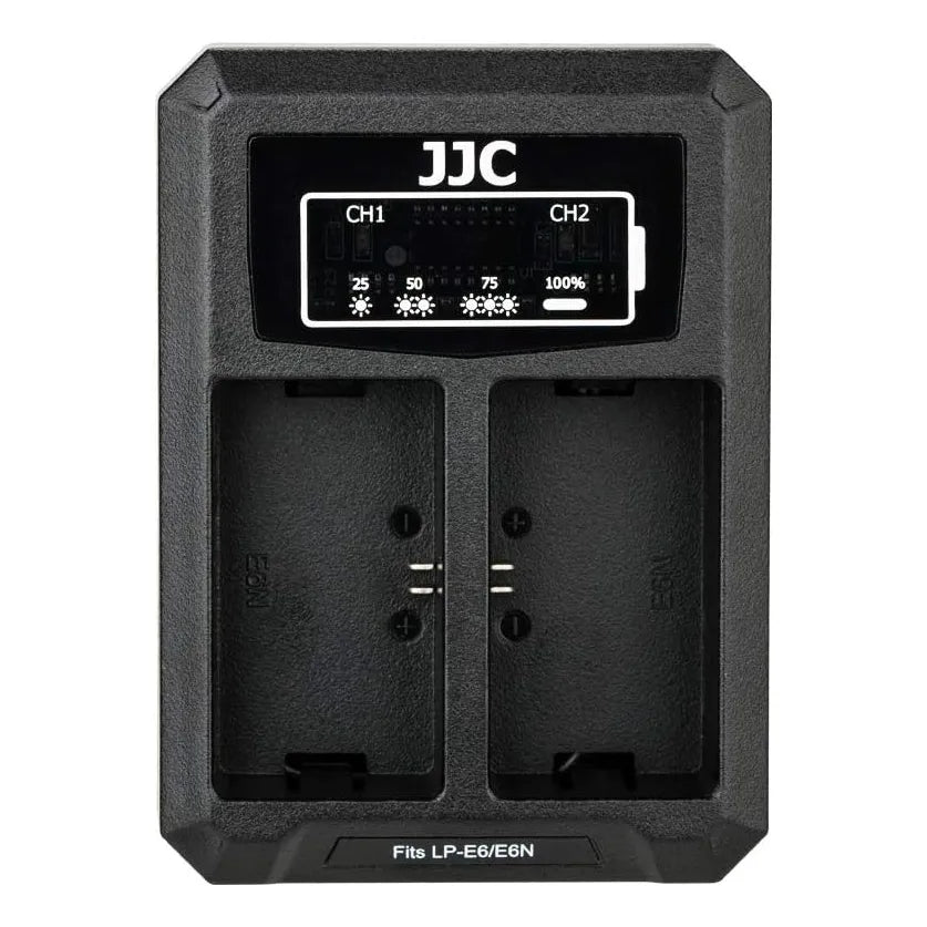 Cargador Usb Doble Ranura Para Baterias Canon Lp E6 Lp E6n Lp E6nh Carga Rapida