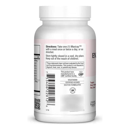 Enzimas Digestivas Avanzadas Para Lácteos Y Grasas 120 Cápsulas Maxi Health Premium Enzymax Complex