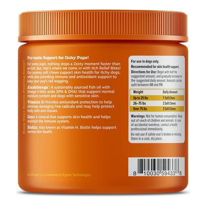 Suplemento Alivio Picazón Piel Pelaje Perros Aceite Pescado Omega 3 EPA DHA
