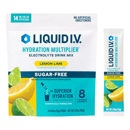 Liquid Iv Hidratacion Sin Azucar Limon Lima Electrolitos 14 Porciones