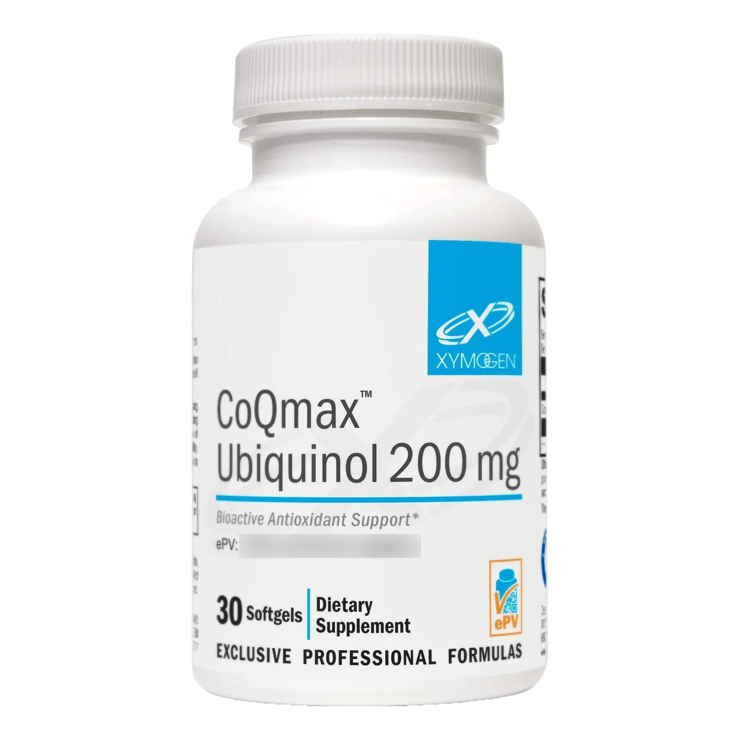 Coqmax Ubiquinol 200mg Suplemento Antioxidante Salud Cardíaca Y Cognitiva 30 Caps