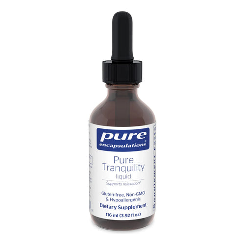 Pure Tranquility Liquid Suplemento Hipoalergenico Para Relajacion Y Estres Ocasional 3.92 Onzas