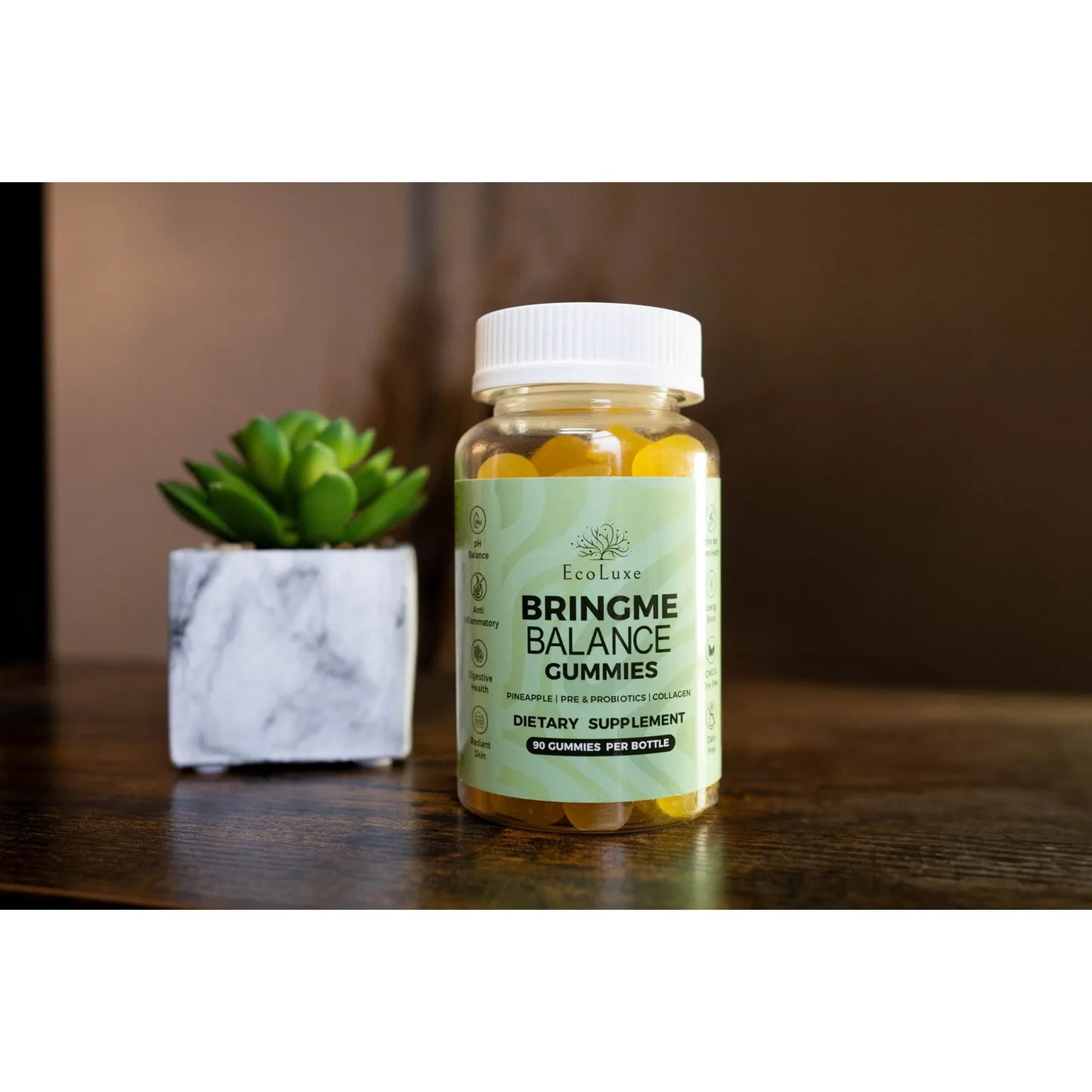 Gomitas De Colágeno Probióticas BRINGME Balance Piel Radiante Y Digestión Saludable