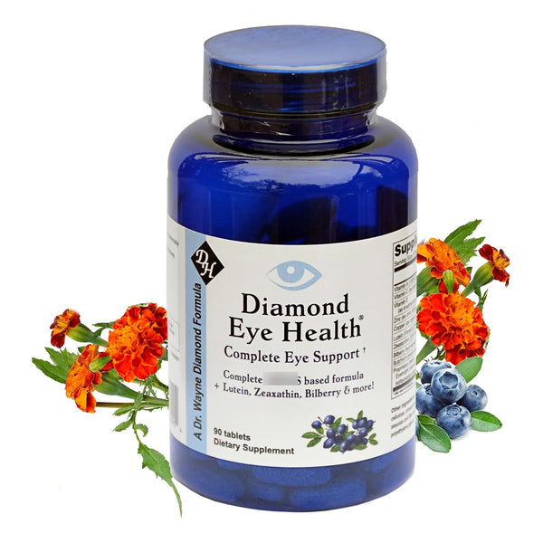 Vitaminas Naturales Diamond Eye Health Apoyo Completo Para La Visión