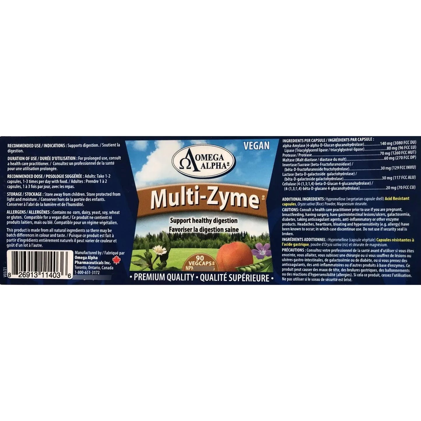 Enzimas Digestivas Multi Zyme 90 Capsulas Mejora Tu Digestión Naturalmente