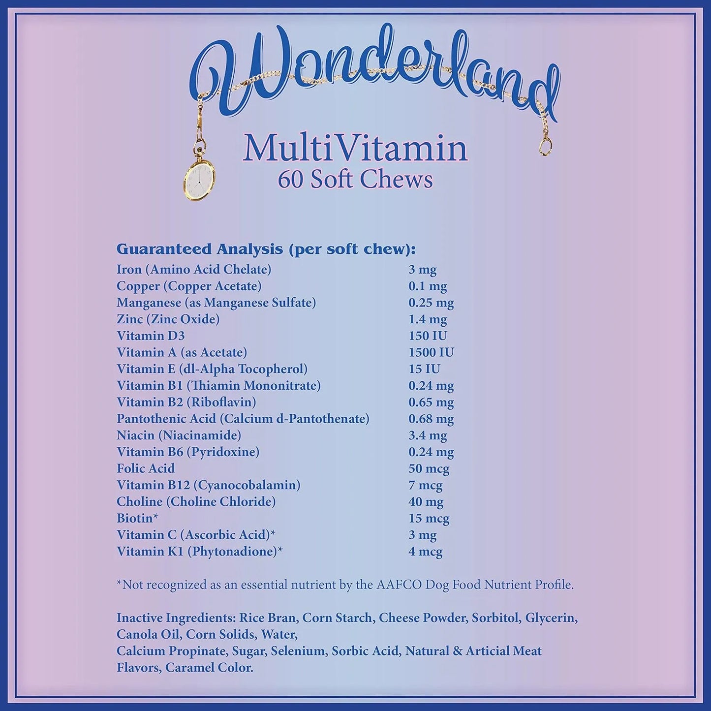 Masticables Blandos Multivitamínicos Para Perros 60 Unidades Sabor Tocino De Nogal