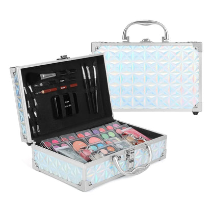 Estuche De Maquillaje Completo Con Brochas Y Lápices Labiales SOMOS IMPORTACIONES GOLD Kit Profesional