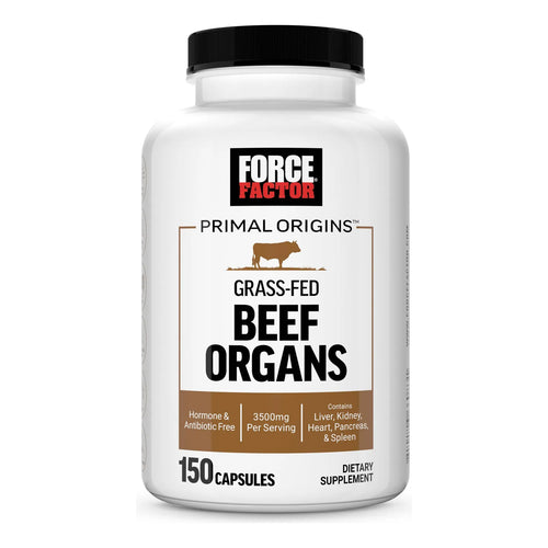 Suplemento De Órgano De Carne De Res Criada En Pasto 5 Órganos Potencia 3500 Mg