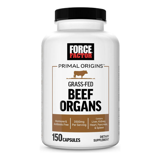 Suplemento De Órgano De Carne De Res Criada En Pasto 5 Órganos Potencia 3500 Mg