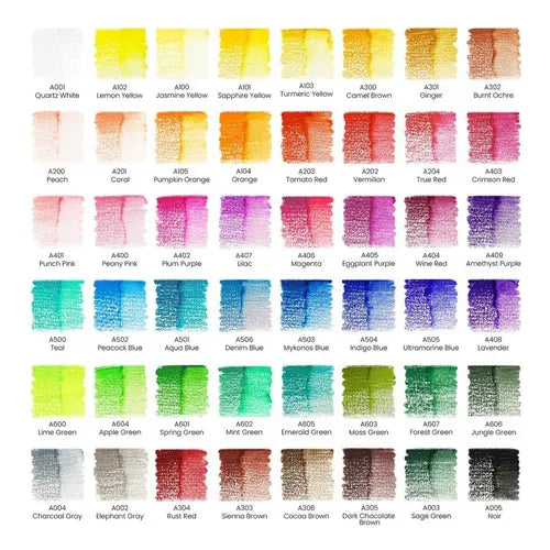 Set 48 Lápices Acuarelables Dibujo Acuarela Premium Arteza Colores Brillantes Efecto Acuarela