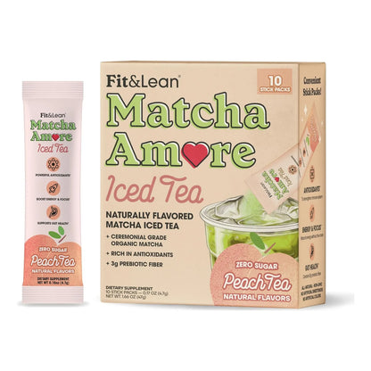Té Helado Orgánico Matcha Fruit Flavor Con Fibra Prebiótica Energía Natural Y Digestión Saludable